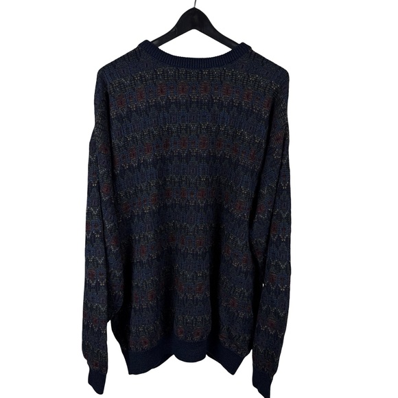 Vintage 2000s Alexander Lloyd Multi Colored Knit Pullover Sweater Size 2XLT